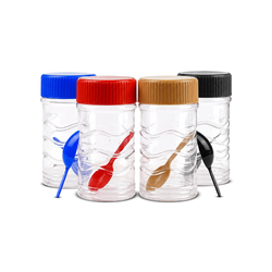 Safari Fresh Kitchen Storage Jar Small - Pack of 4 x 400g
