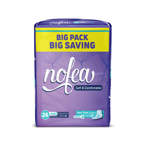 Nofea Maxi Thick Sanitary Napkins XL - 26 pcs