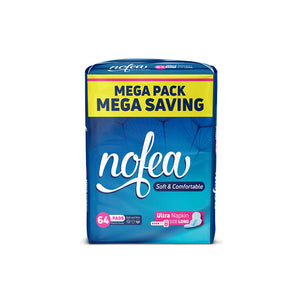 Nofea Ultra Sanitary Napkins L - 64 pcs