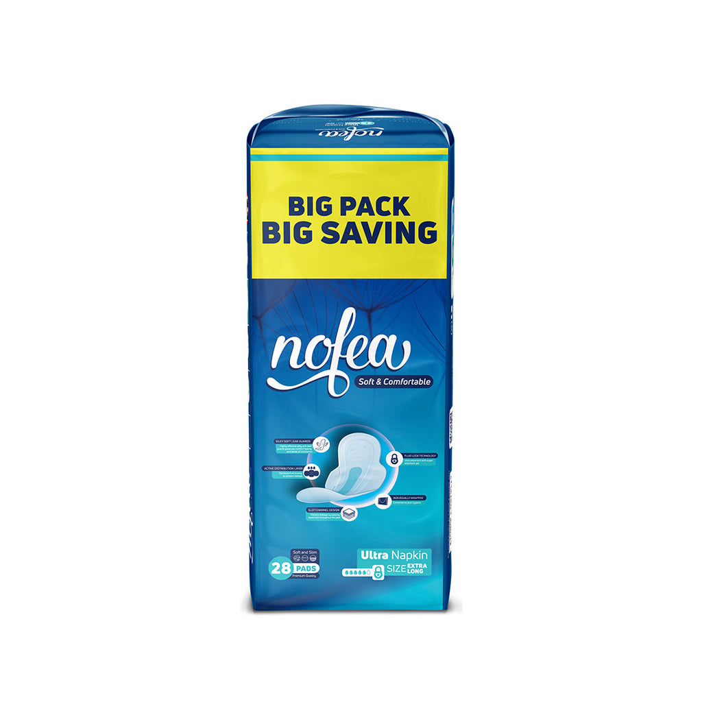 Nofea Ultra Sanitary Napkins XL - 28 pcs