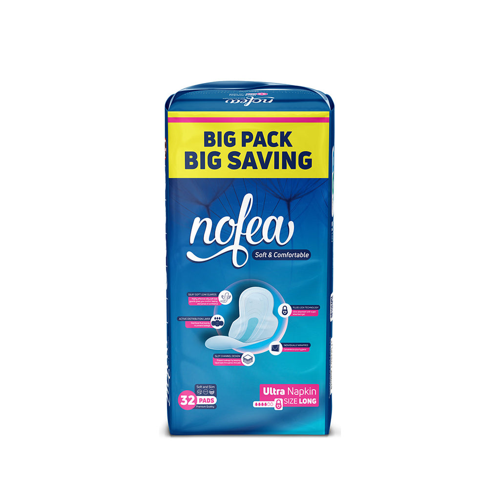 Nofea Ultra Sanitary Napkins L - 32 pcs