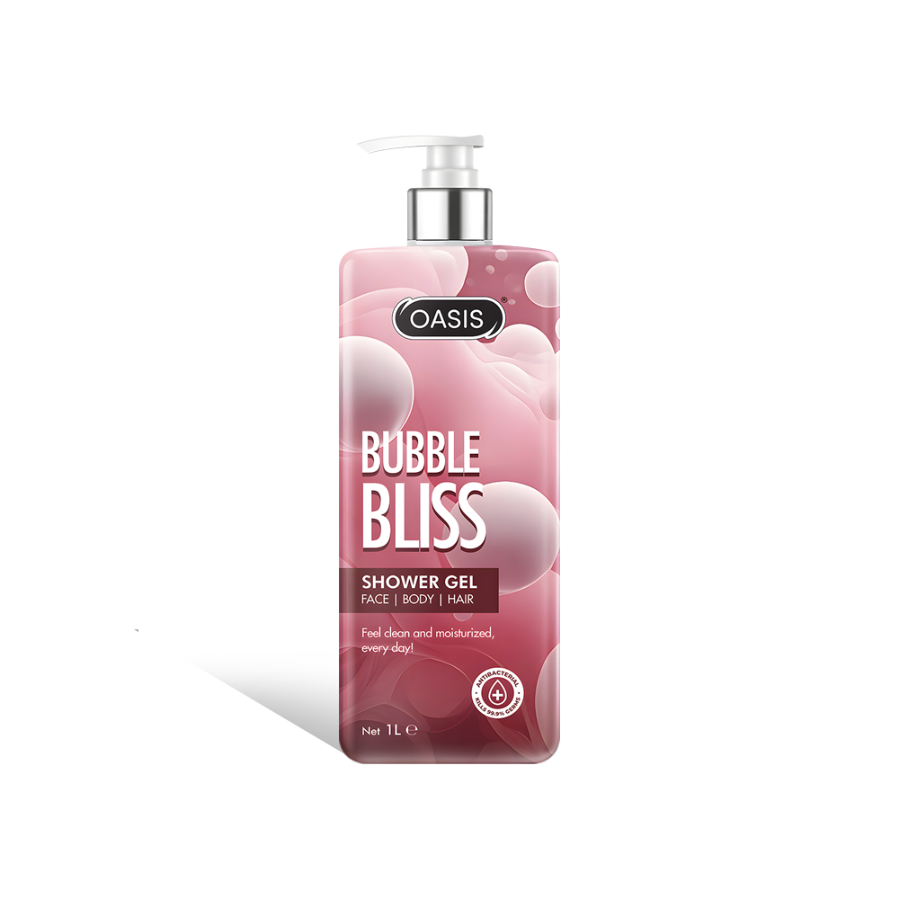 Oasis Shower Gel 1000ml Bubble Bliss