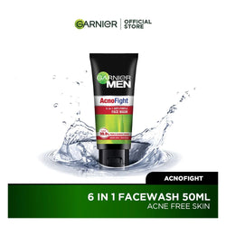 Garnier Men Acno Fight Anti-Pimple Face Wash 50ml
