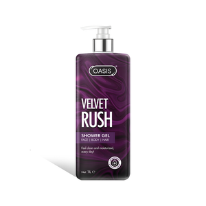 Oasis Shower Gel 1000ml Velvet Rush