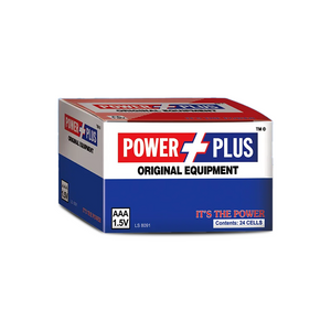 Power Plus Original Equipment Batteries AAA 1.5V - 24 /Box