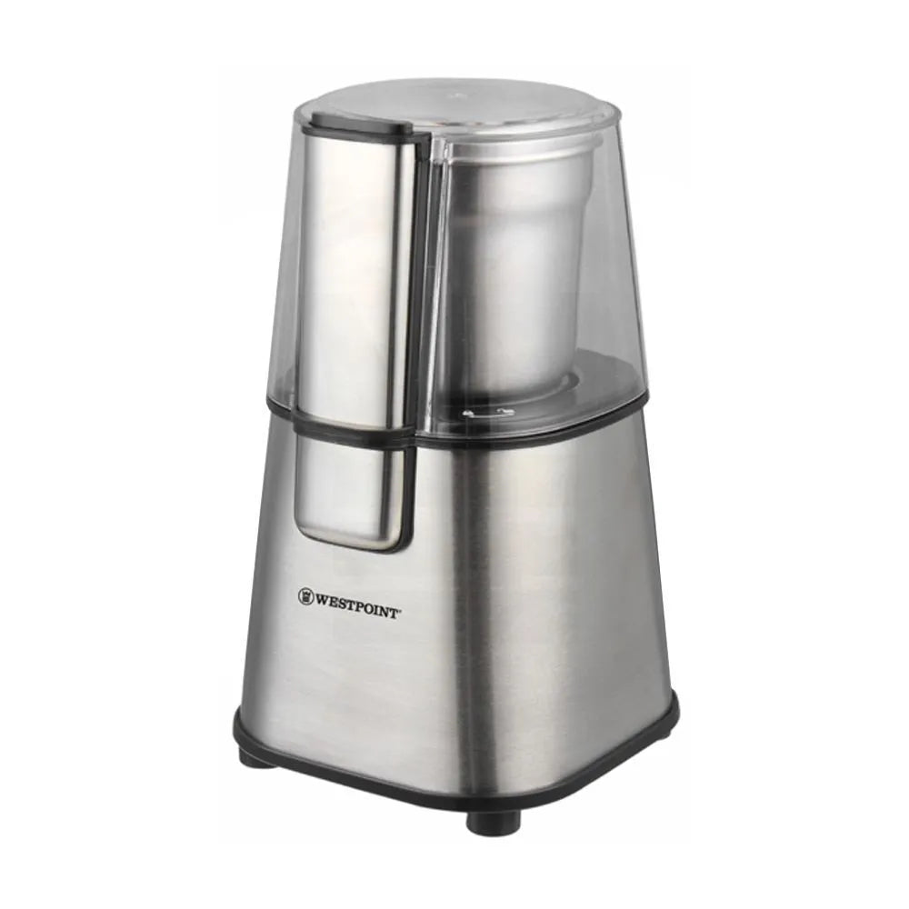 Westpoint Coffee Grinder with Stainless Steel Blades & Transparent Lid - WF-9224