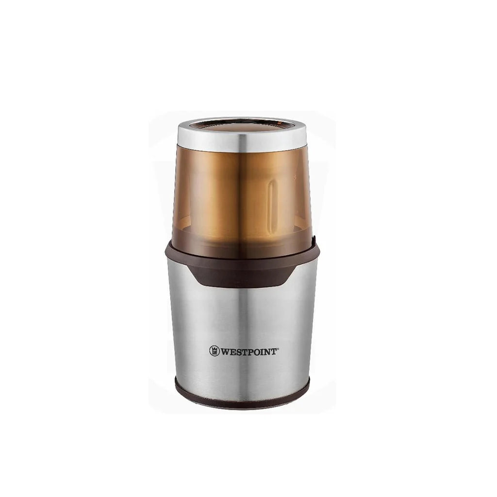 Westpoint 300W Dry & Wet Coffee Grinder with Stainless Steel Cavity & 80g Cups - WF-9225