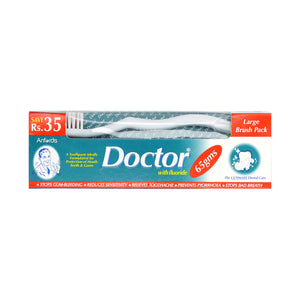 Doctor Toothpaste 65g with Toothbrush