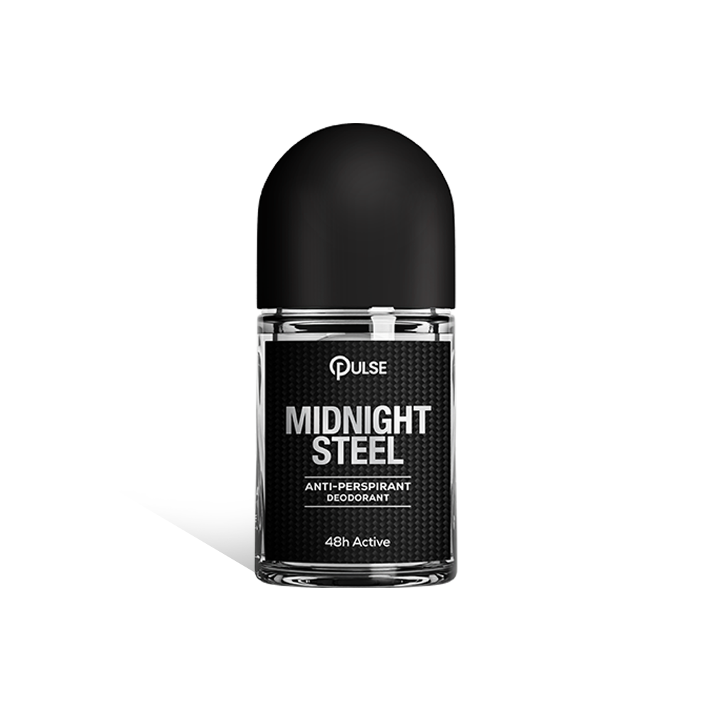 Pulse Anti-Perspirant Roll-On for Men 75ml Midnight Steel