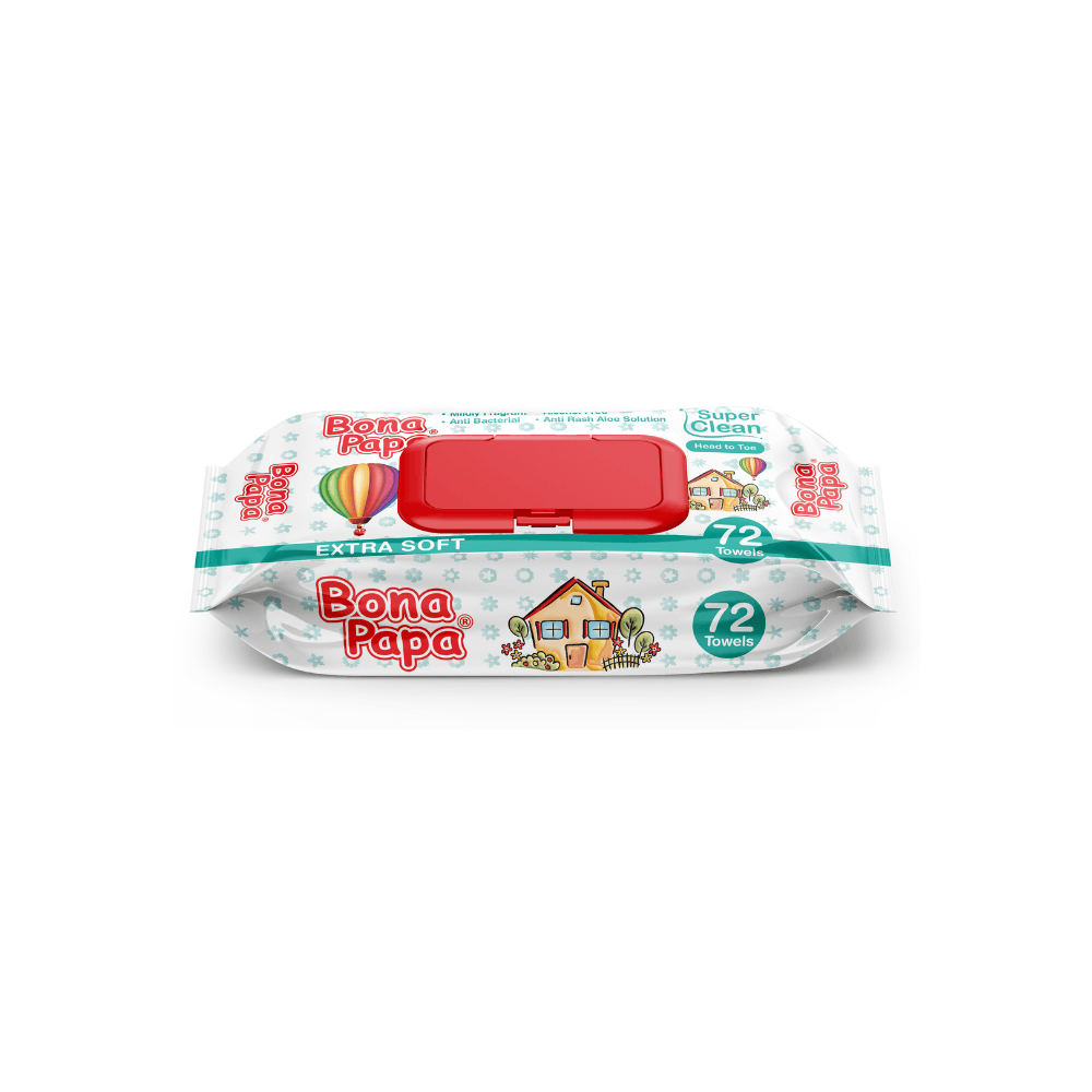Bona Papa Magic Wipes Extra Soft 72 Pcs Arey wow