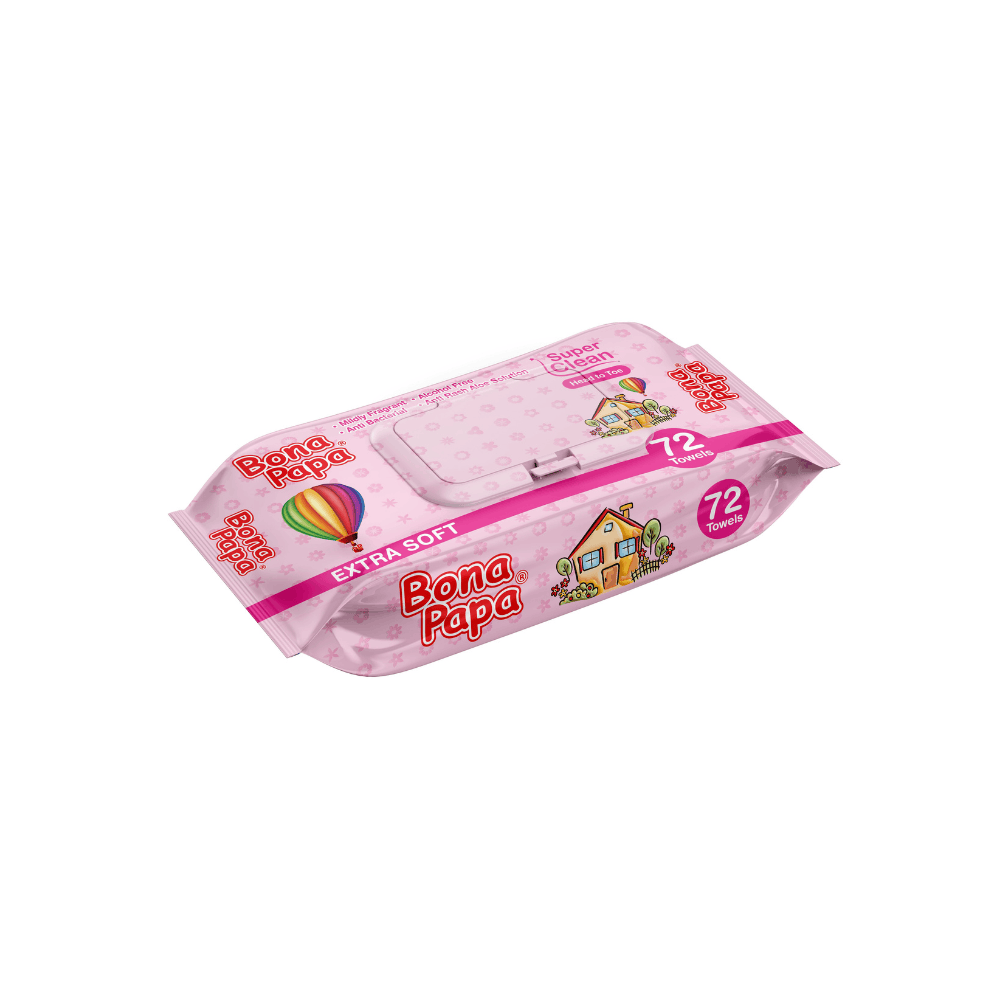 Bona Papa Magic Wipes Extra Soft 72 Pcs Arey wow
