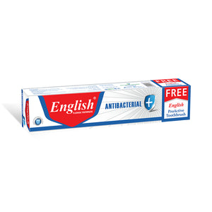 English Antibacterial Toothpaste with Toothbrush Pack 60g