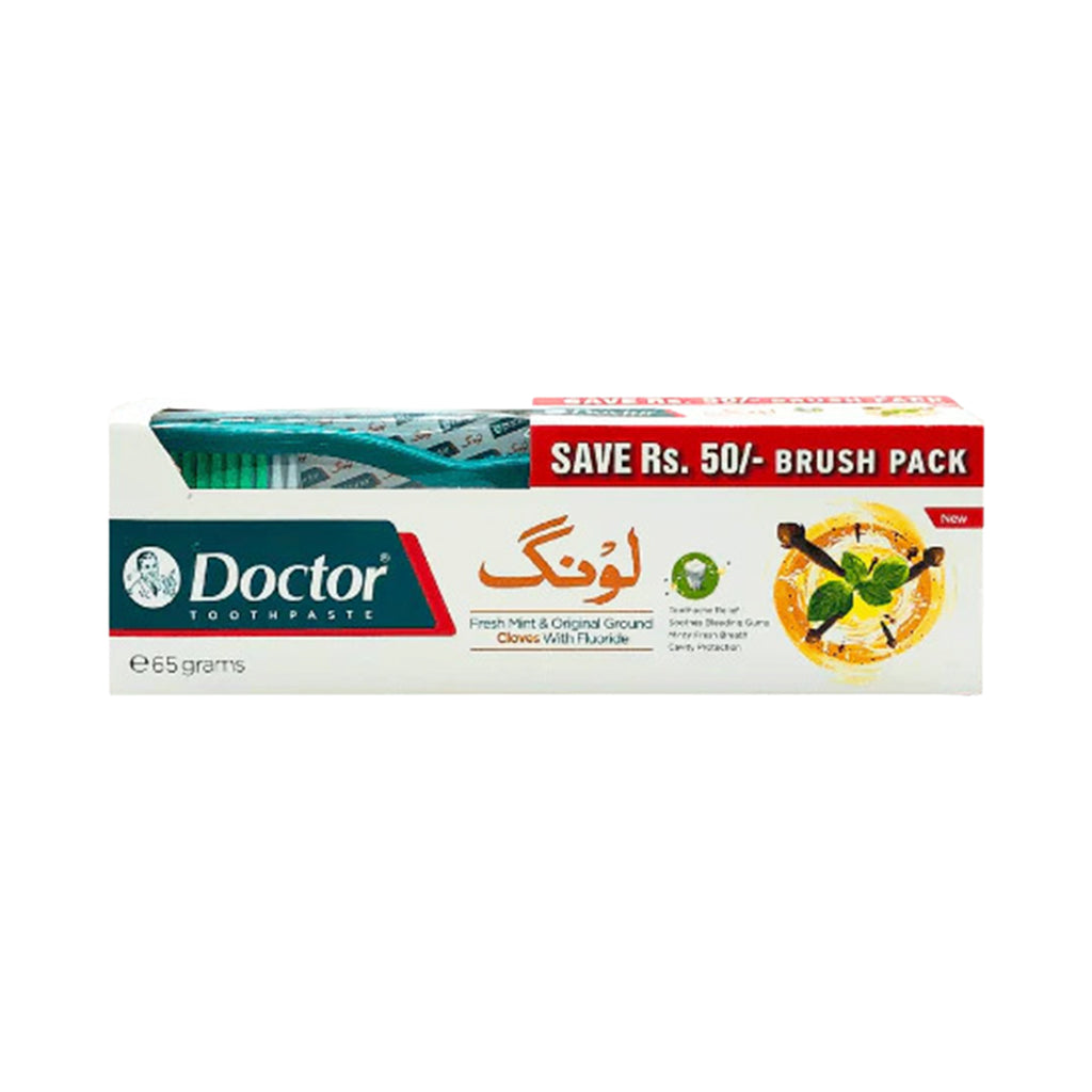 Doctor Laung Toothpaste with Toothbrush