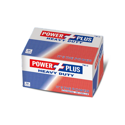 Power Plus Heavy Duty Batteries AA 1.5V - 24 /Box