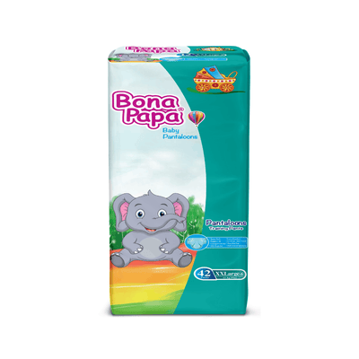 Bona Papa Pantaloons Baby Diaper Pants Jumbo Pack 6 - XXL - 42 pcs Arey wow