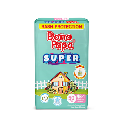 Bona Papa Super Baby Diapers 1 - NB - 50 pcs
