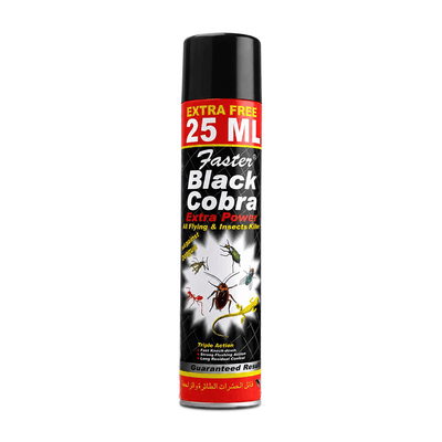 Faster Black Cobra All Insects Killer Black 300ml Arey wow
