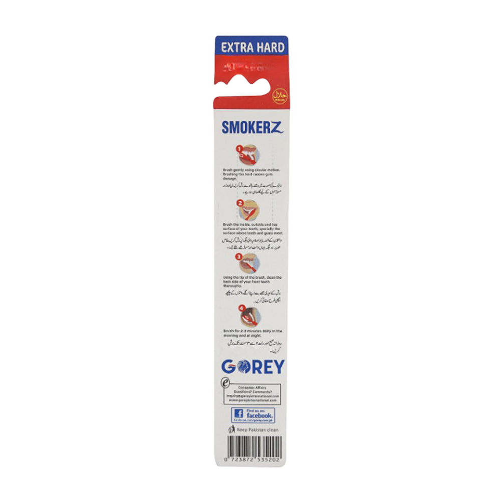 GOREY SmokerZ  Tooth Brush (Multi colour)