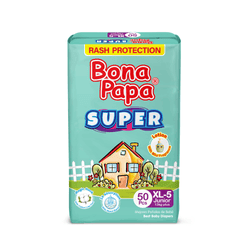 Bona Papa Super Baby Diapers 5 - XL - 50 pcs Arey wow