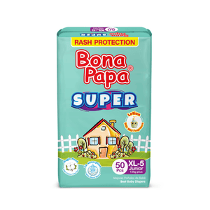 Bona Papa Super Baby Diapers 5 - XL - 50 pcs Arey wow