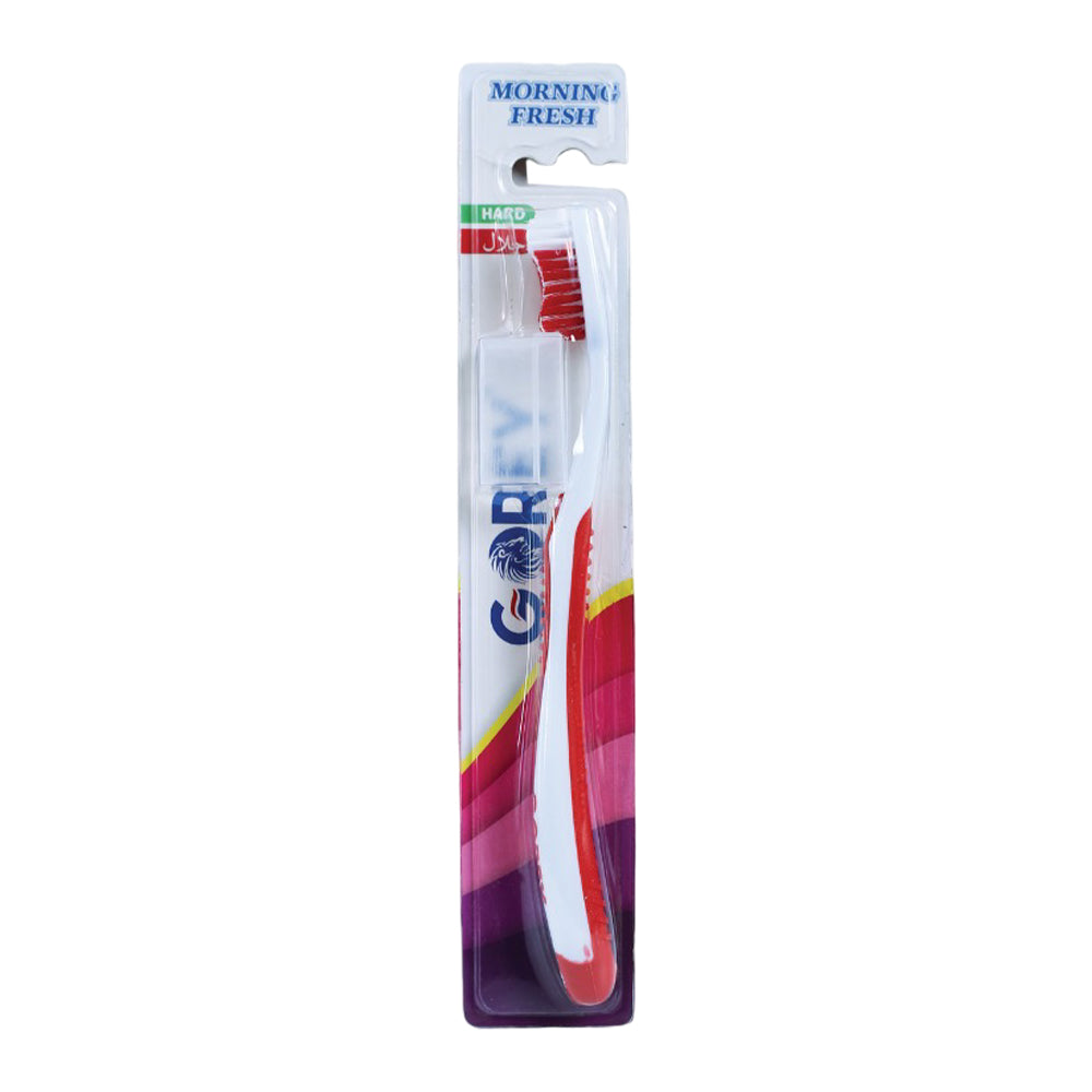 GOREY Morning Fresh Hard (Multi colour) Toothbrush