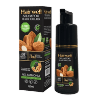 Kala Kola Hairwell Shampoo Hair Color 01 Natural Black - 160ml Bottle Arey wow