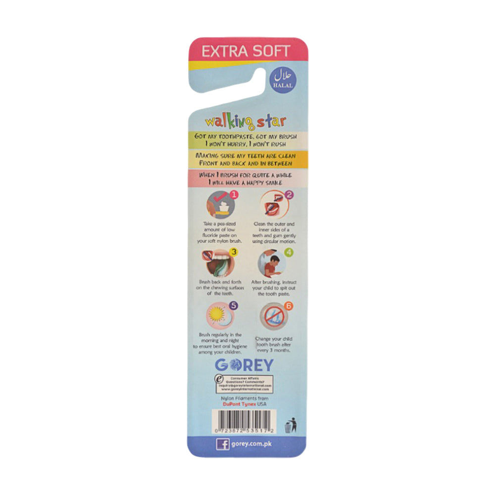 GOREY Walking Star (Multi colour) Toothbrush