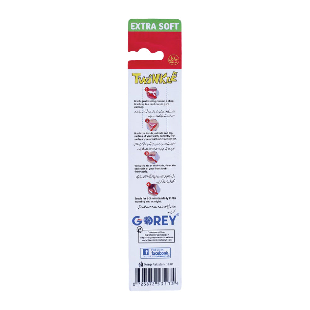 GOREY Twinkle (Multi colour) Toothbrush