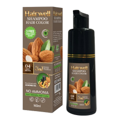 Kala Kola Hairwell Shampoo Hair Color 160ml Bottle - Light Brown