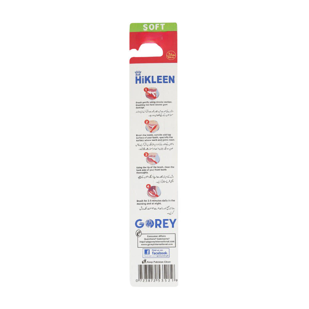 GOREY Hi Kleen Toothbrush  (Multi colour)