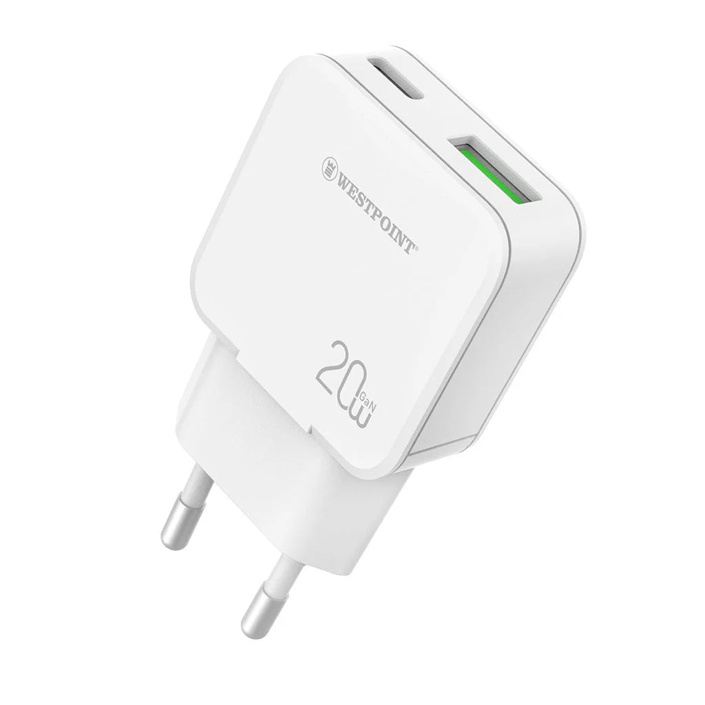 Westpoint Wall Charger QC 3.0 + PD 20W  WP-25