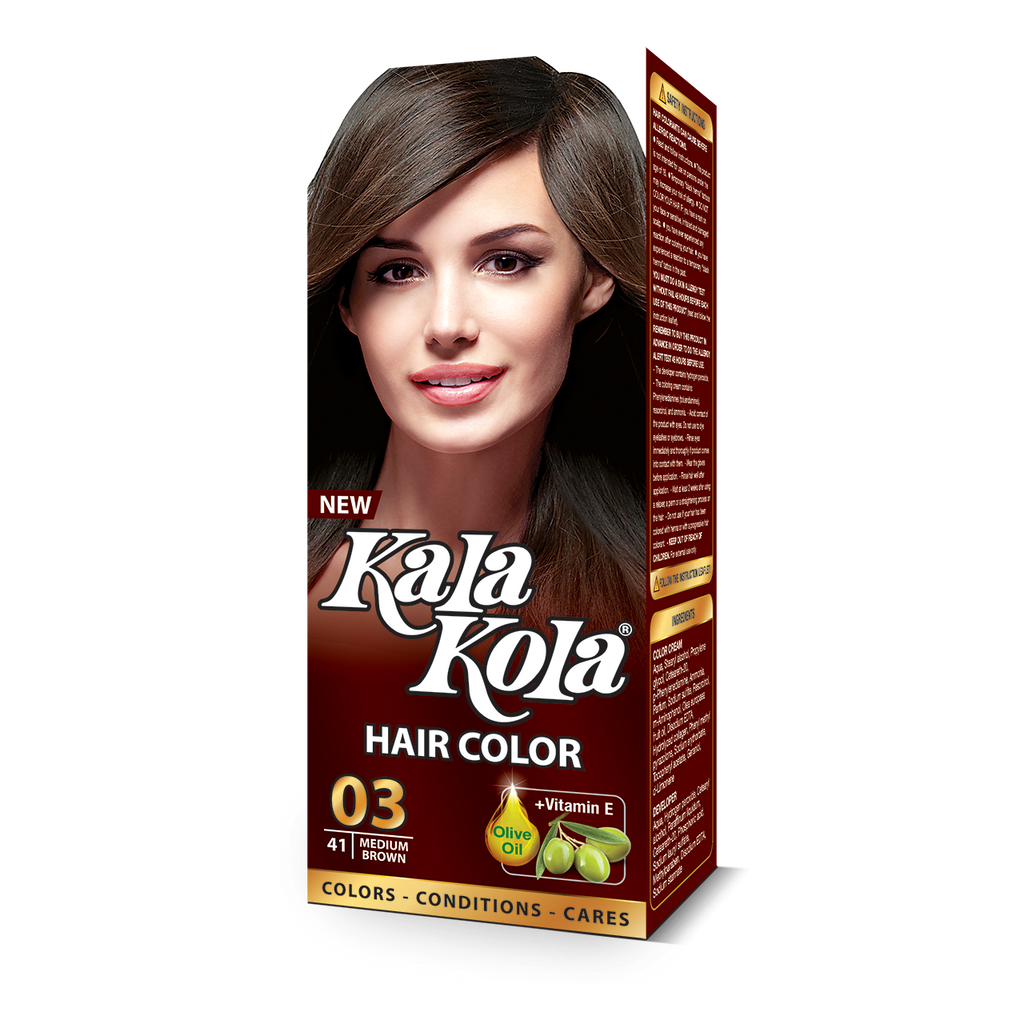 Kala Kola Hair Color 03 - Medium Brown 50ml