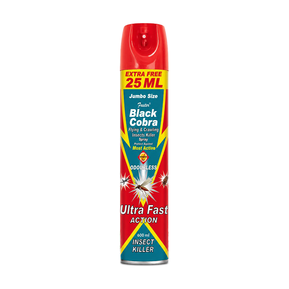 Faster Black Cobra Insects Killer Odourless Red