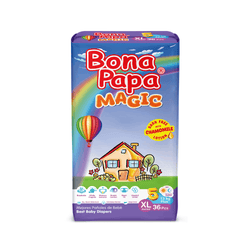 Bona Papa Magic Baby Diapers Economy Pack 5 - XL - 36 pcs Arey wow