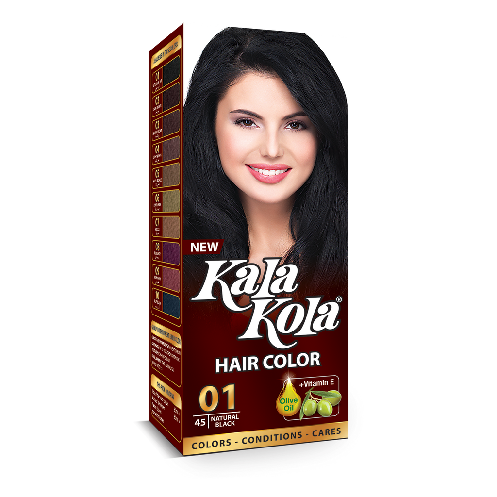 Kala Kola Hair Color 01 - Natural Black 100ml