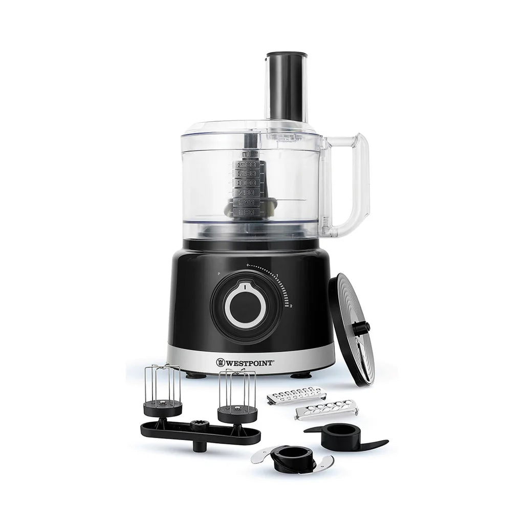 Westpoint Kitchen Robot Food Processor 800W Stainless Steel Blades - WF-506