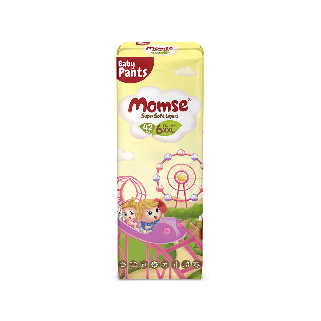 Momse Baby Diaper Pants - 6 - XXL - 42 pcs - Jumbo Pack