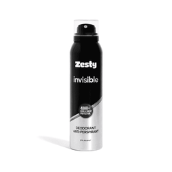 Zesty Deodorant Anti-Perspirant for Men 150ml Invisible Arey wow