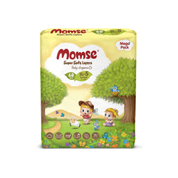 Momse Baby Diapers  - 5 - XL - 62 pcs - Mega Pack