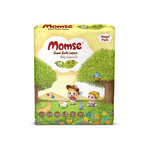 Momse Baby Diapers  - 5 - XL - 62 pcs - Mega Pack