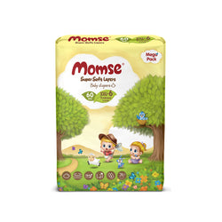 Momse Baby Diapers - 6 - XXL - 54 pcs - Mega Pack