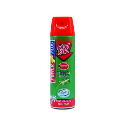Power Plus Fast Kill  Insecticide Aerosol Spray Green