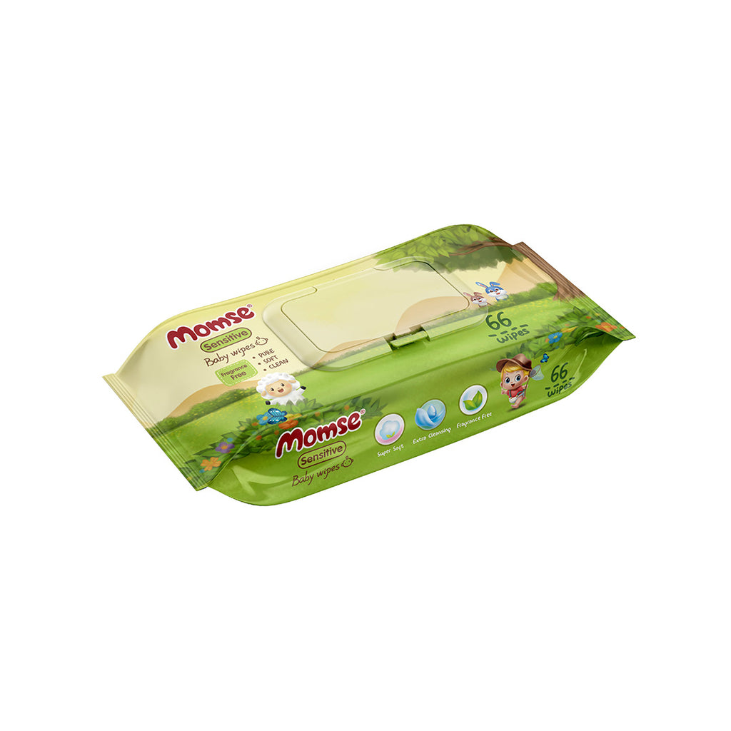 Momse Wipes Regular 66 pcs