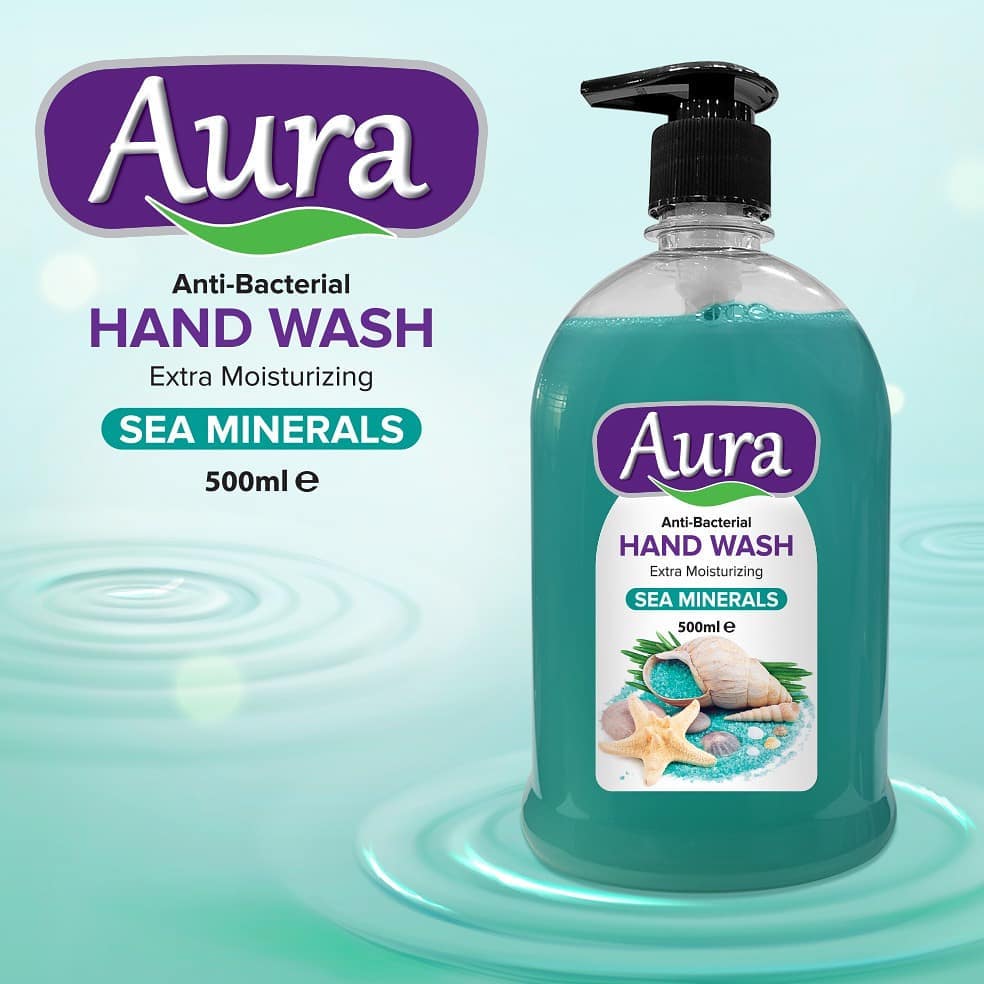 Aura Hand Wash Sea Minerals Seagreen 500ml