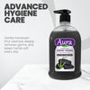 Aura Hand Wash Active Charcoal Black 500ml