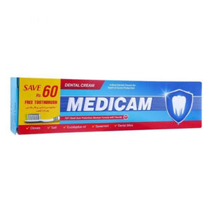 Medicam Dental Cream 140gm Brush Pack