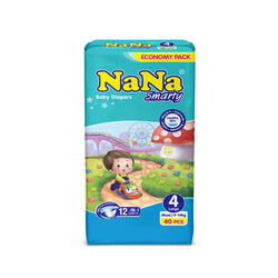 Nana Smarty Baby Diapers - 4 - L - 40 pcs - Economy Pack