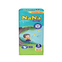 Nana Smarty Baby Diapers - 5 - XL - 36 pcs - Economy Pack