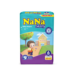 Nana Smarty Baby Diapers - 6 - XXL - 60 pcs - Mega Pack