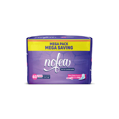 Nofea Maxi Thick Sanitary Napkins L - 60 pcs